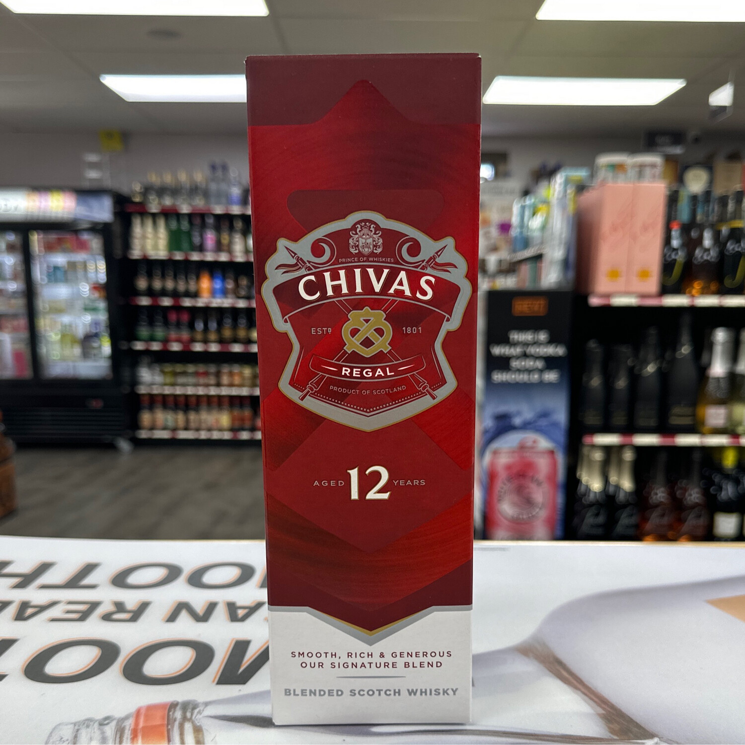 CHIVAS REGAL BLENDED SCOTCH  WHISKEY 12 YEARS 750ML