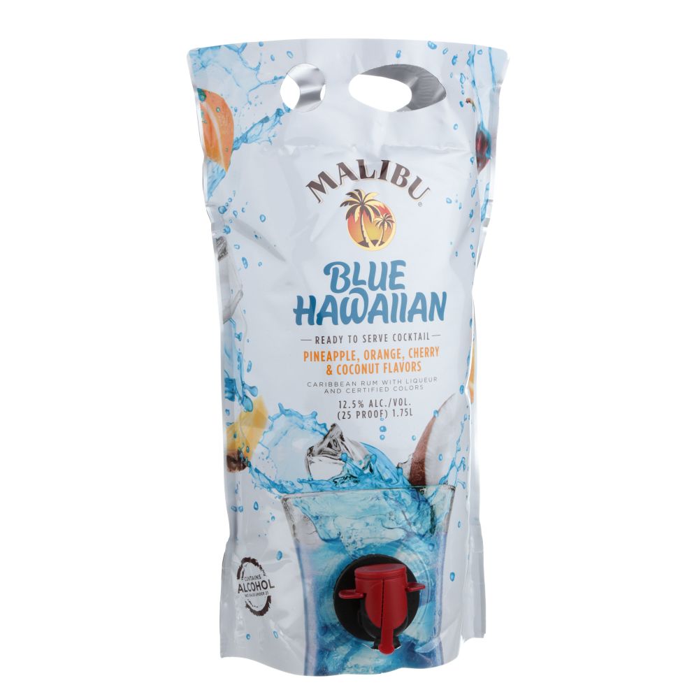 MALIBU BLUE HAWAIIAN  POUCH 1.75L