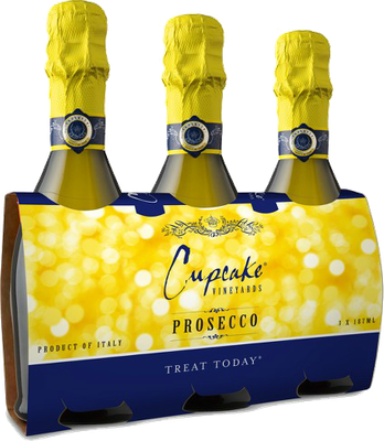 Cupcake Prosecco 3pk 187ml