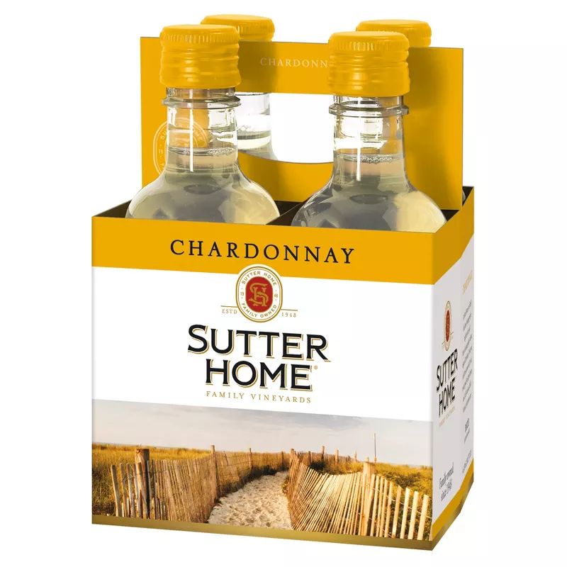 Sutter Home Chardonnay Pet 4pk 187ml
