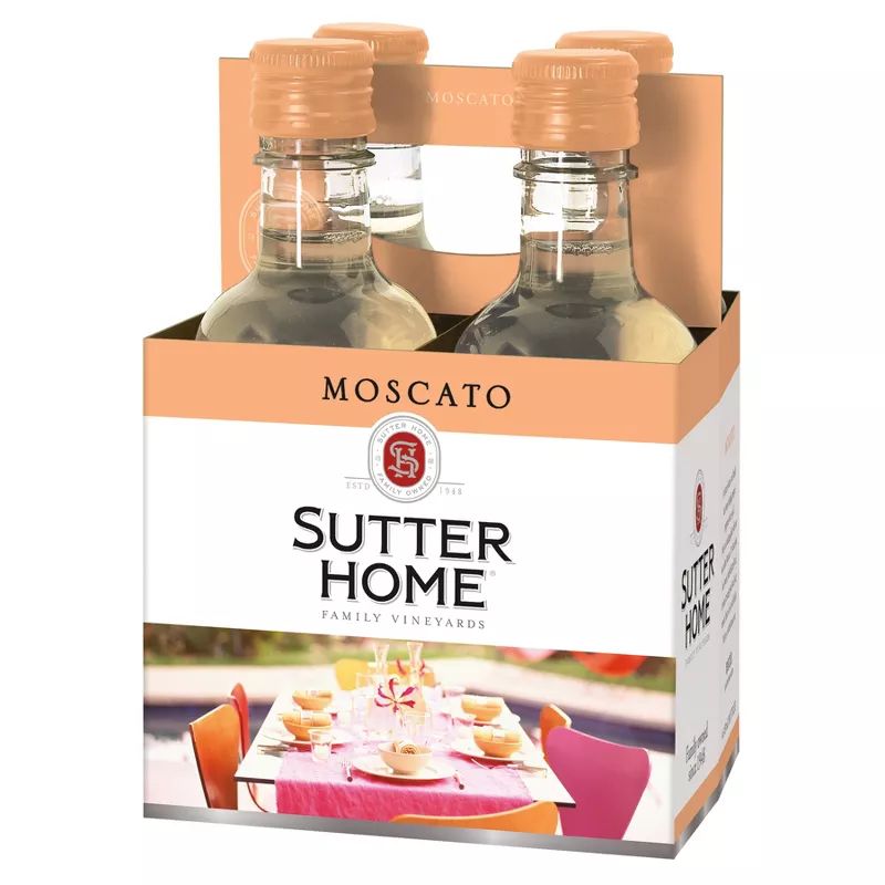 Sutter Home Moscato Wine - 4pk/187ml Bottles