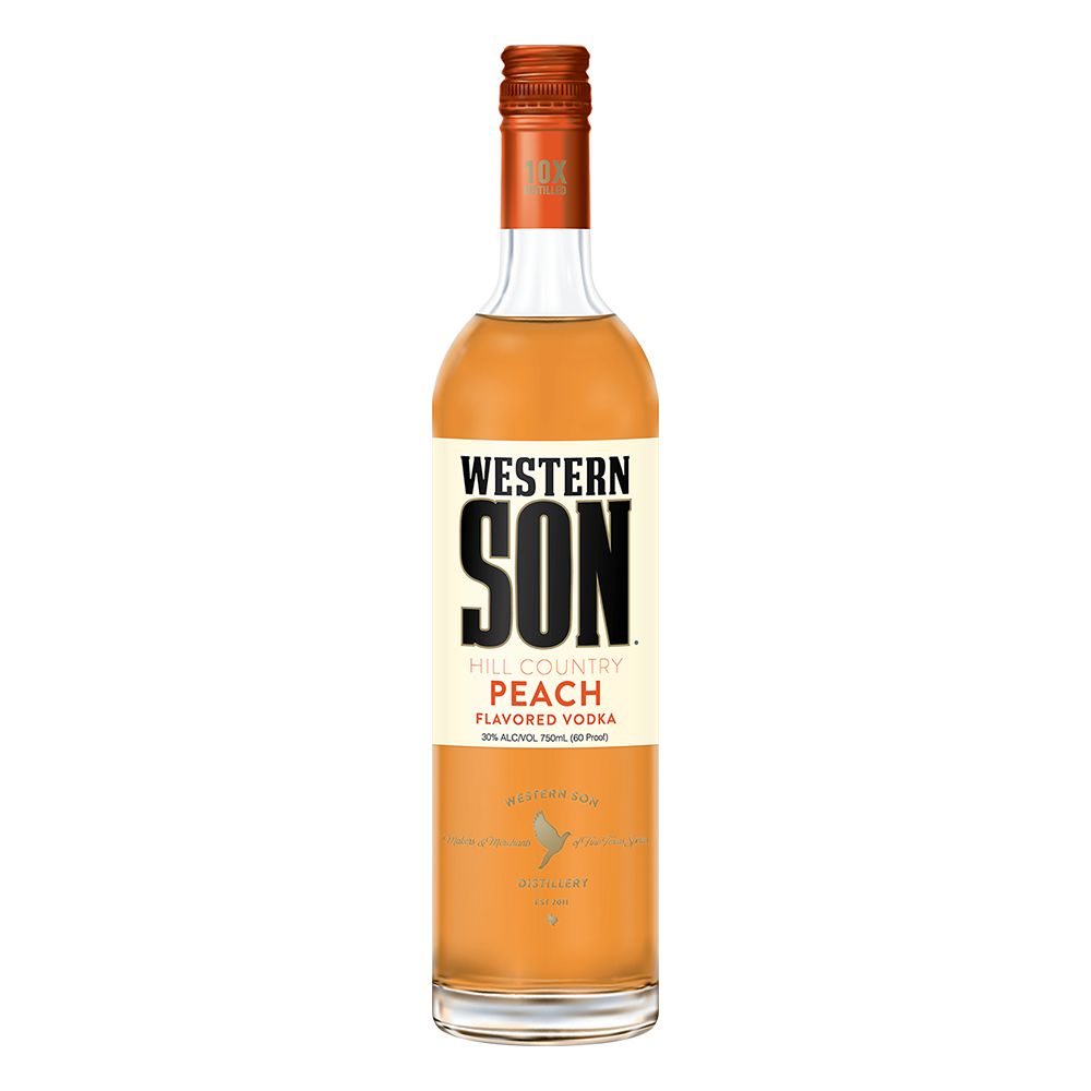 WESTERN SON PEACH  FLAVORED VODKA 750ML