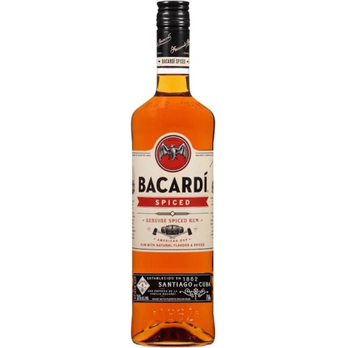 BACARDI GENUINE SPICED RUM 1L