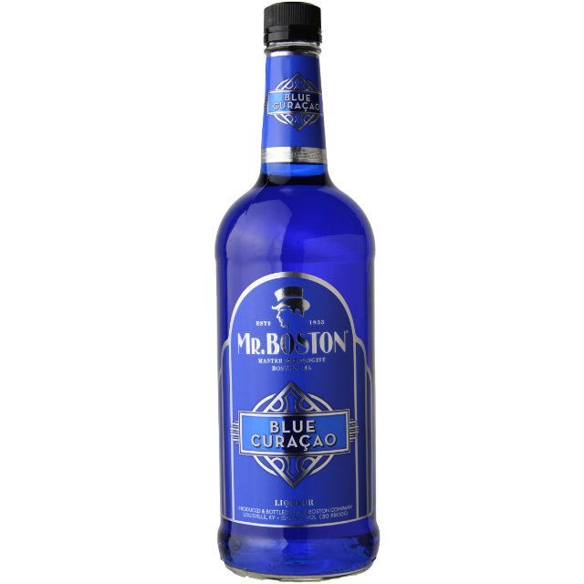 MR. BOSTON BLUE CURACAO SCHNAPPS 1L