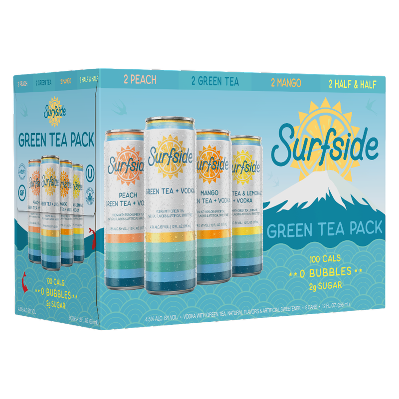 Surfside Green Tea Variety Pack 8pk