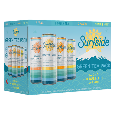 Surfside Green Tea Variety Pack 8pk