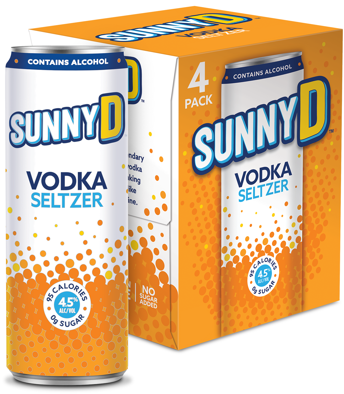 SUNNY D 4PK CANS VODKA SELZER