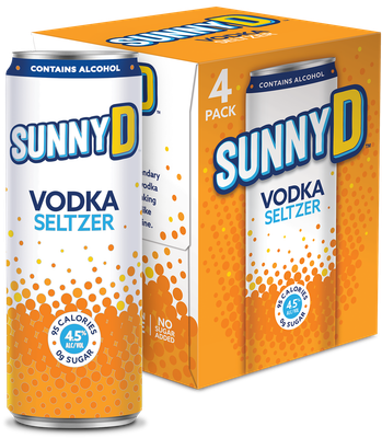 SUNNY D 4PK CANS VODKA SELZER