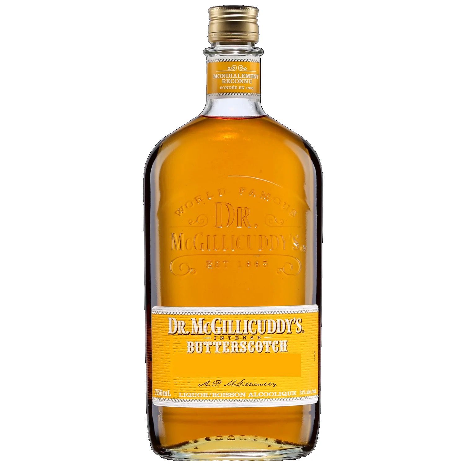 DR. McGILLICUDDY'S BUTTERSCOTCH  LIQUEUR 1L