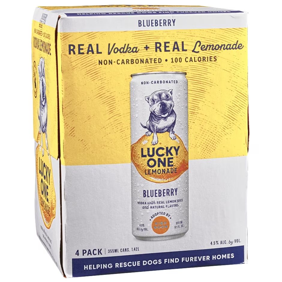 Lucky One Vodka Blueberry 4pk