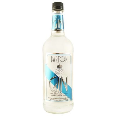 BARTON LONDON EXTRAA DRY GIN 1.75L