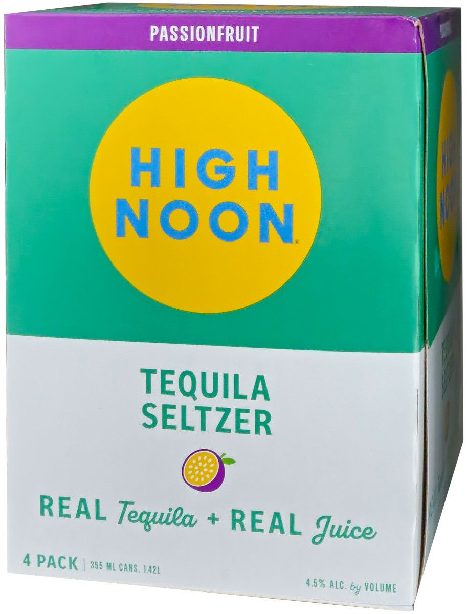 HIGH NOON TEQUILA SELZER PASSIONFRUIT 4PK