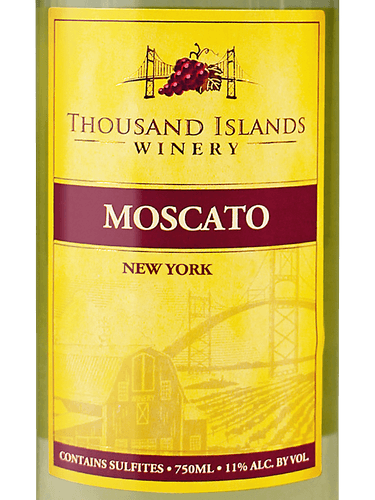 THOUSAND ISLAND WINERY MOSCATO 750ML