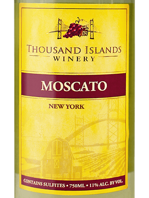 THOUSAND ISLAND WINERY MOSCATO 750ML