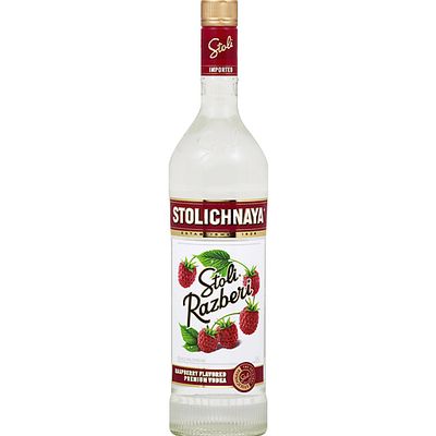 STOLICHNAYA VODKA  RASPBERRY 1L