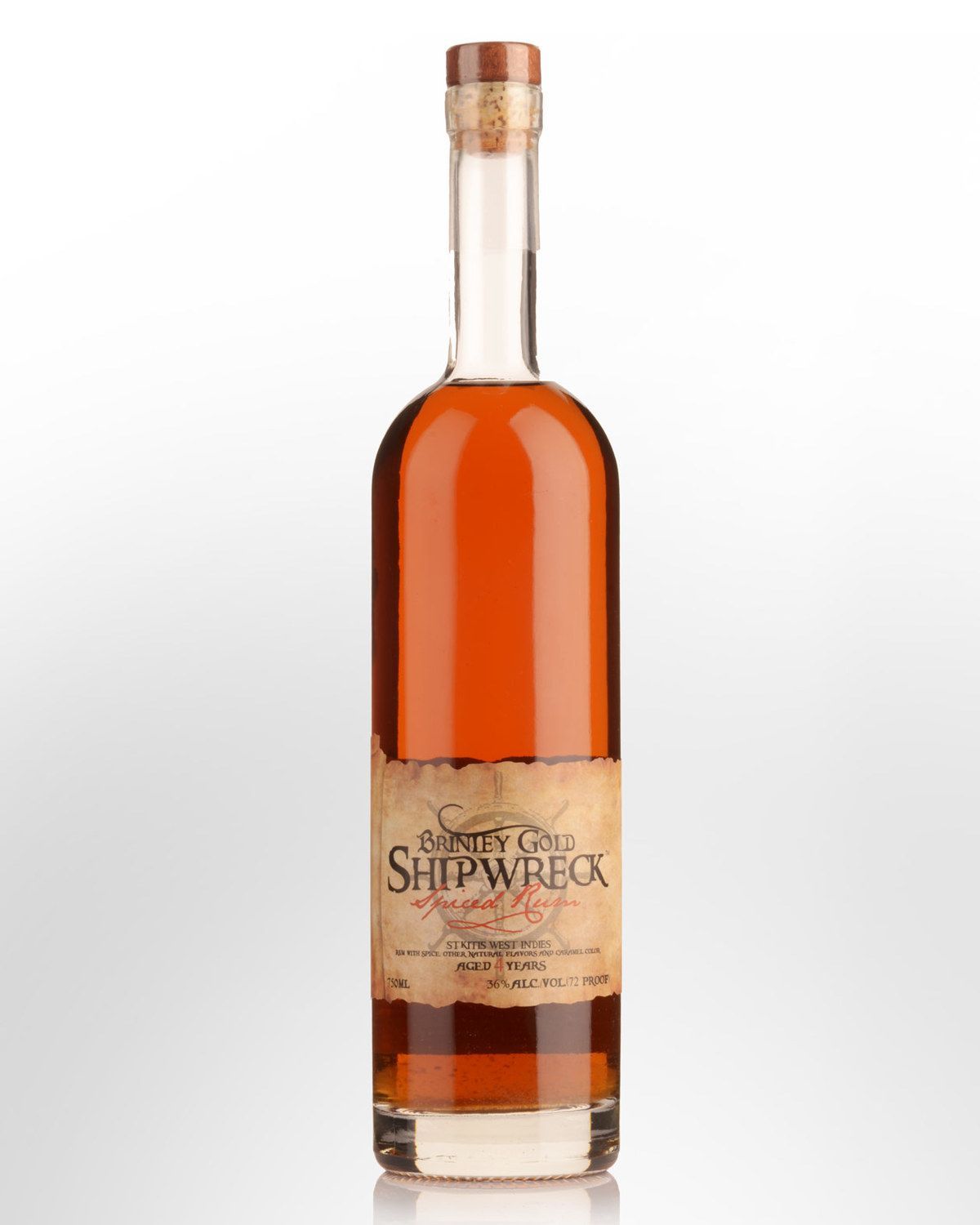 SHIPWRECK BRINLEY GOLD SPICED RUM 750ML