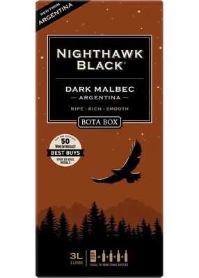 BOTA BOX NIGHTHAWK BLACK DARK MALBEC 3L