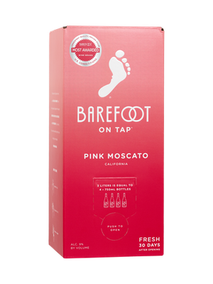 BAREFOOT PINK MOSCATO 3L