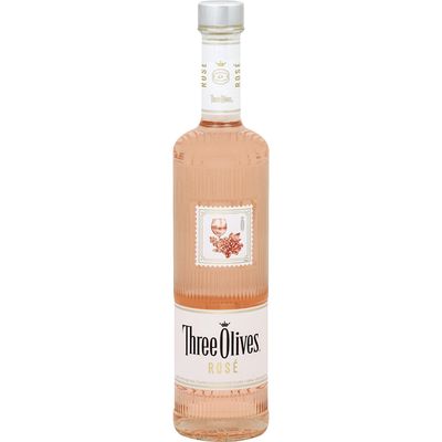 THREE OLIVES ROSE VODKA 1L