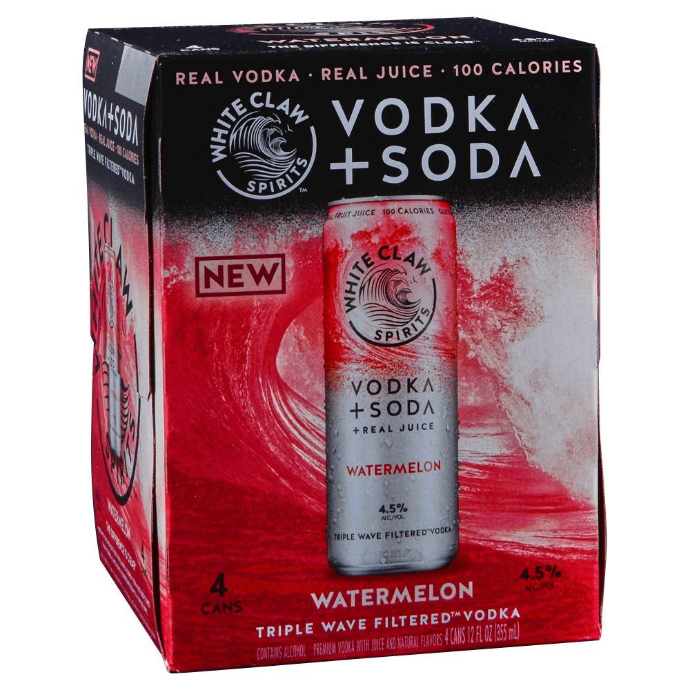 WHITE CLAW 4PK WATERMELON