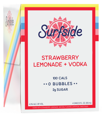 Surfside Strawberry Lemonade 4pk cans