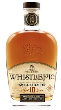 WhistlePig Small Batch Rye Whisky 750ml AGED 10 YEARS
