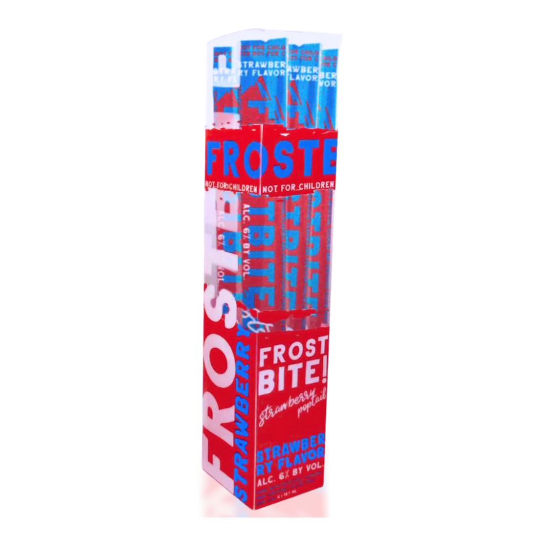 Frost Bite Strawberry Poptail 6pk