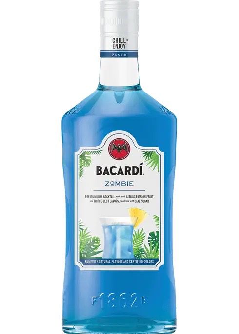 BACARDI ZOMBIE RUM COCKTAIL 1.75