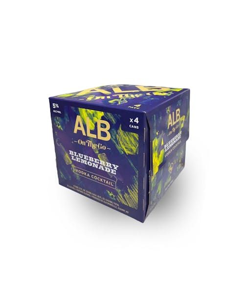 ALB Blueberry Lemonade cocktail 4pk cans