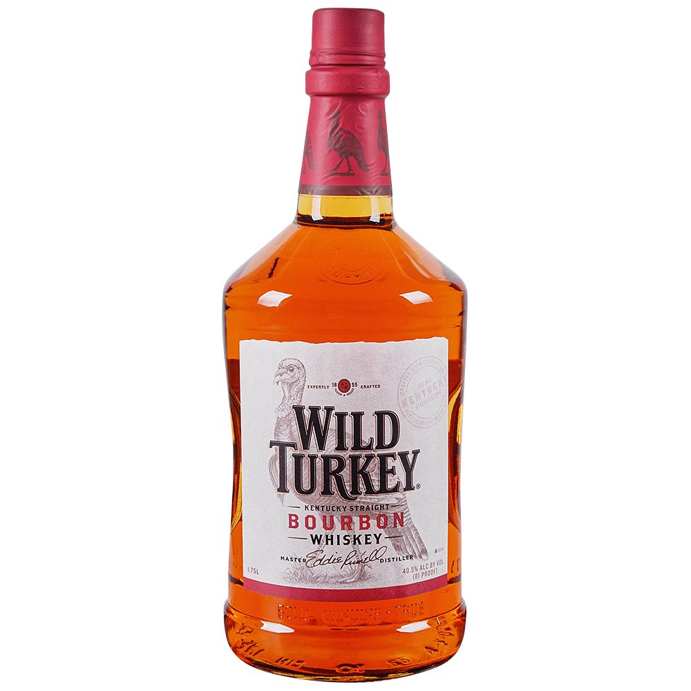 WILD TURKEY KENTUCKY STRAIGHT BOURBON WHISKEY 1L