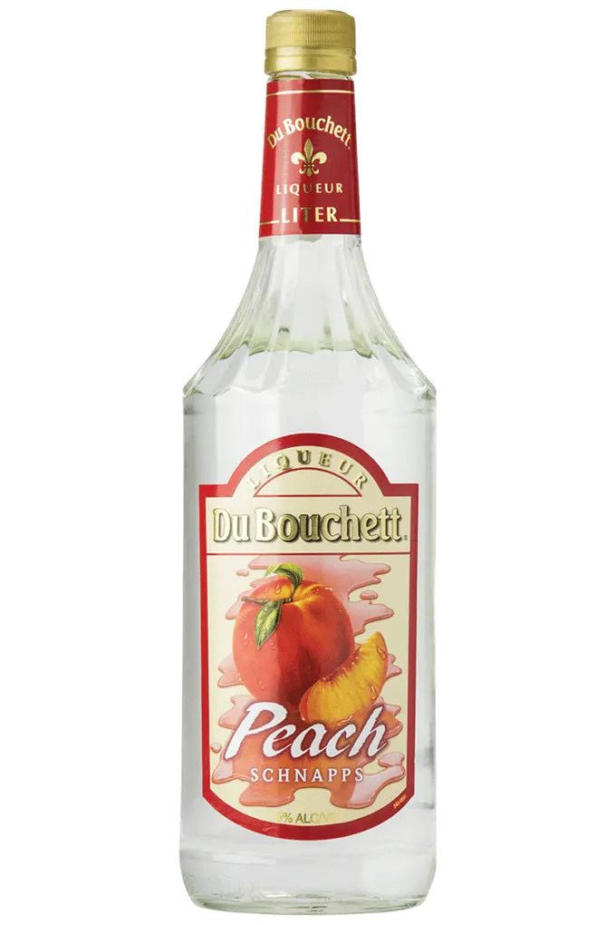DU BOUCHETT PEACH LIQUEUR SCHNAPPS 1L