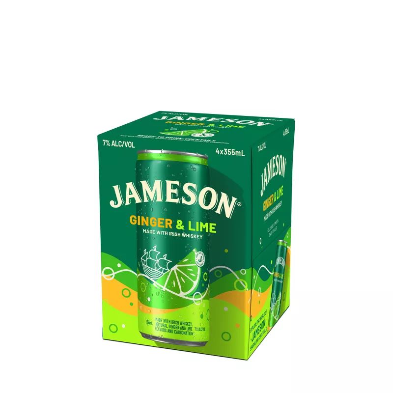 Jameson Ginger &amp; Lime cocktail 4pk
