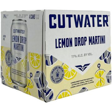 CUT WATER LEMON DROP MARTINI 4PK CANS