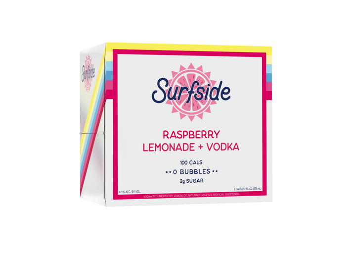 Surfside Raspberry Lemonade 4pk cans
