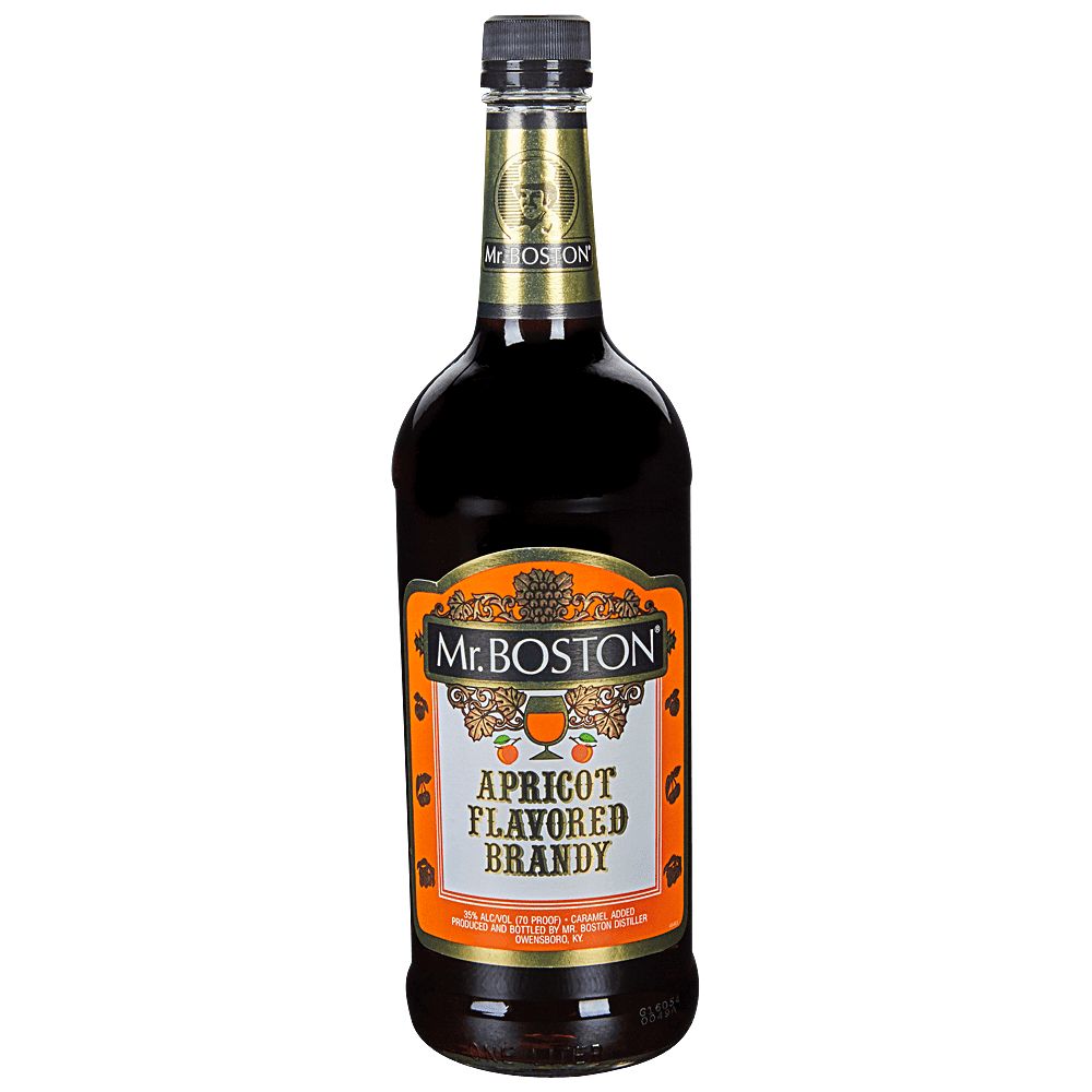 MR. BOSTON APRICOT FLAVORED BRANDY 1L