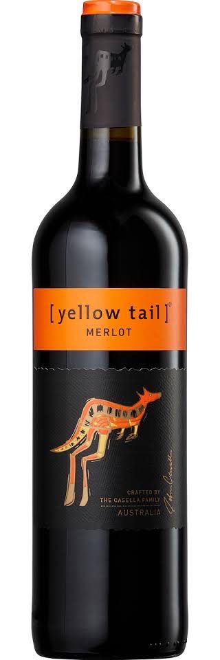 YELLOW TAIL MERLOT 750ML