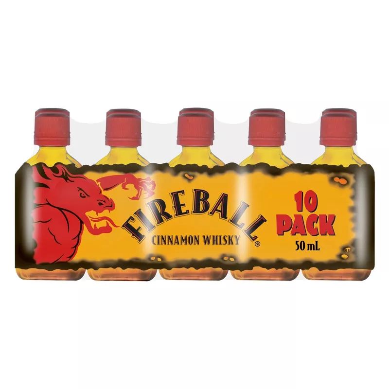 Fireball Cinnamon Whiskey 50ml 10pk