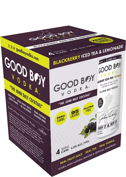 Good Boy Blackberry  Iced Tea &amp; lemonade 4pk