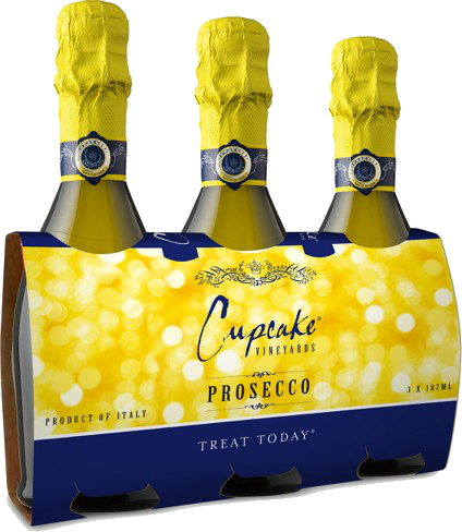 Cupcake Prosecco 3pk 187ml