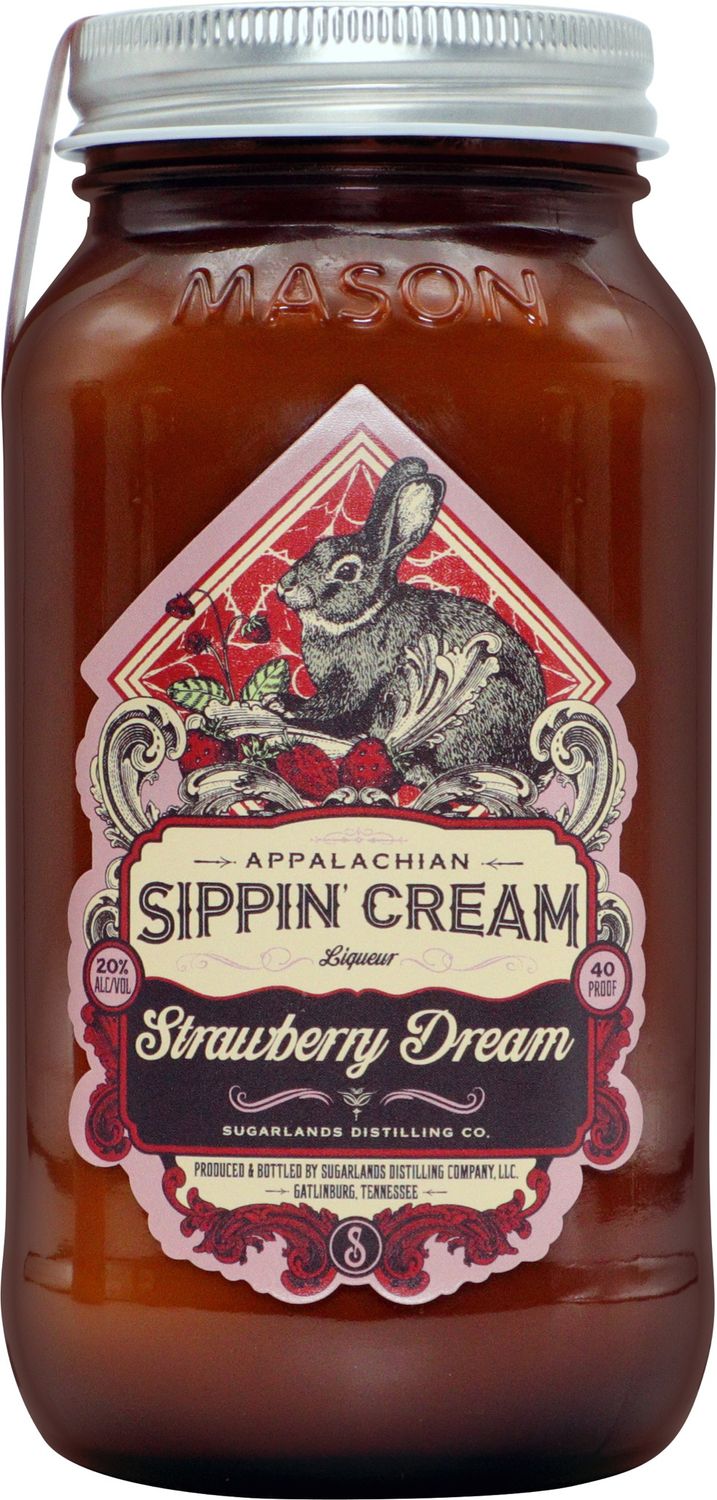 SUGARLANDS SIPPIN CREAM STRAWBERRY DREAM 750ML