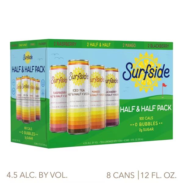SURFSIDE 1/2 &amp; 1/2 VERITY PACK 8PK/355ML