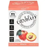 CARBLISS PEACH 355ML 4PK