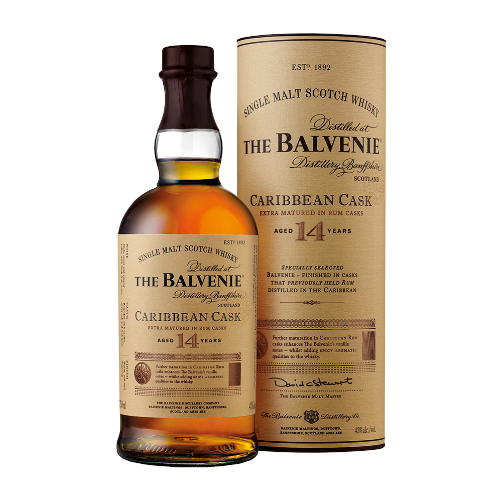 THE BALVENIE CARRIBBEAN CASK SCOTCH 14 YEARS 750ML