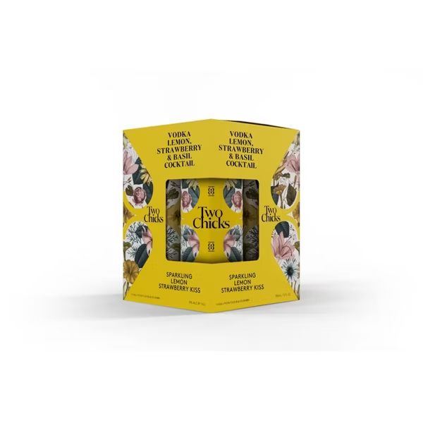TWO CHICKS LEMON STRAWBERRY 4PK/355ML