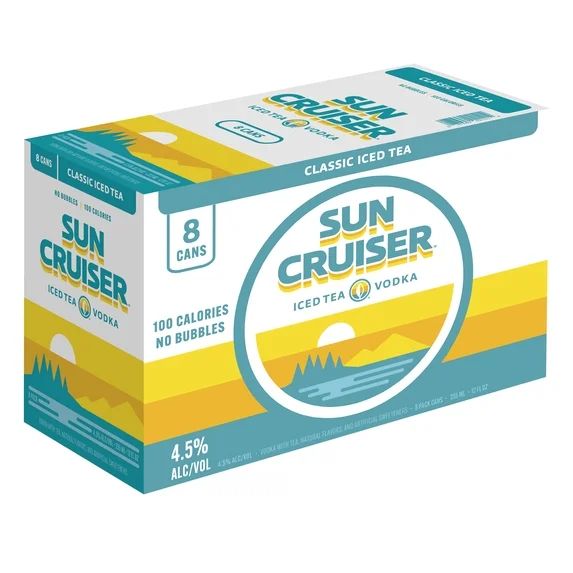SUN CRUISER ICED TEA VODKA 8PK/355ML