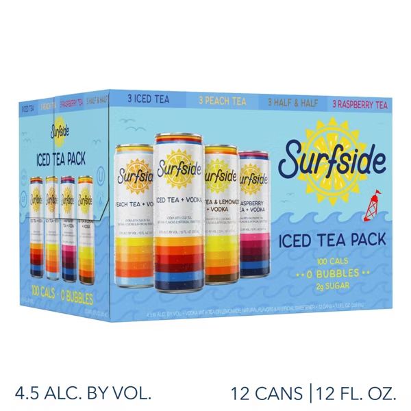 SURFSIDE ICED TEA 12PK/355ML