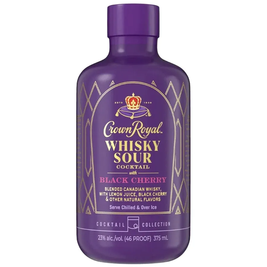 CROWN ROYAL WHISKEY SOUR BLACK CHERRY 750ML