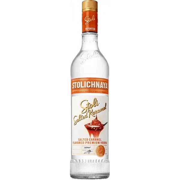 STOLICHNAYA SALTED CARAMEL 750ML