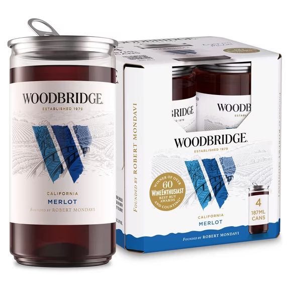 WOODBRIDGE MERLOT 4PK/187ML