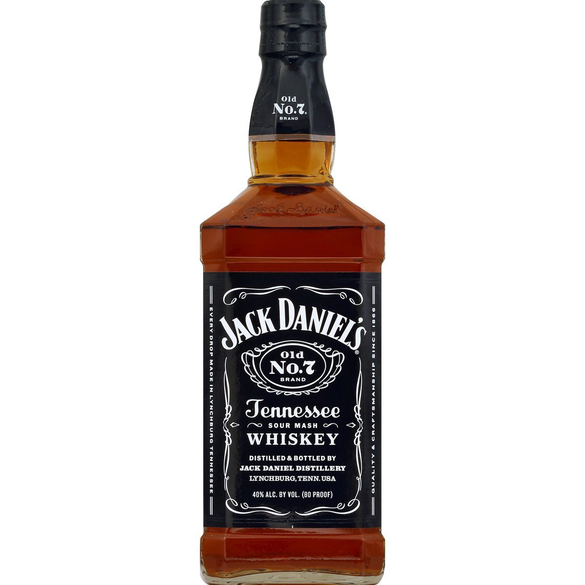 JACK DANIEL'S OLD NO. 7 TENNESSEE WHISKEY BLA 1L